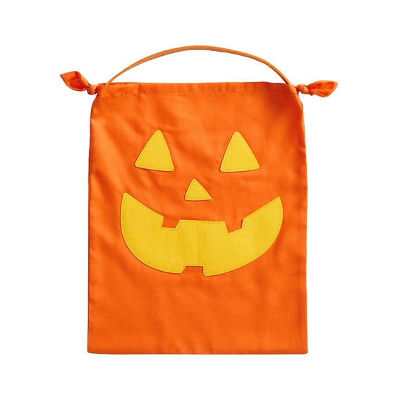 Pumpkin Glow-in-the-Dark Halloween Pillowcase Treat Bag - PBK - Picture 1 of 8